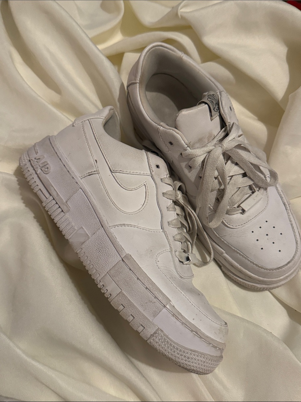 Nike Women's Air Force 1 Pixel White/White size US W8